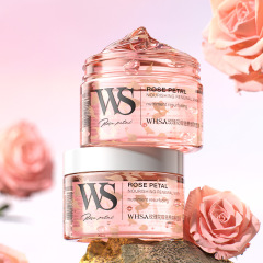 Whsaバラの花びらの肌のマスクの塗布式の水を補う顔の看護のメーカーの現物の卸売りは代行します。