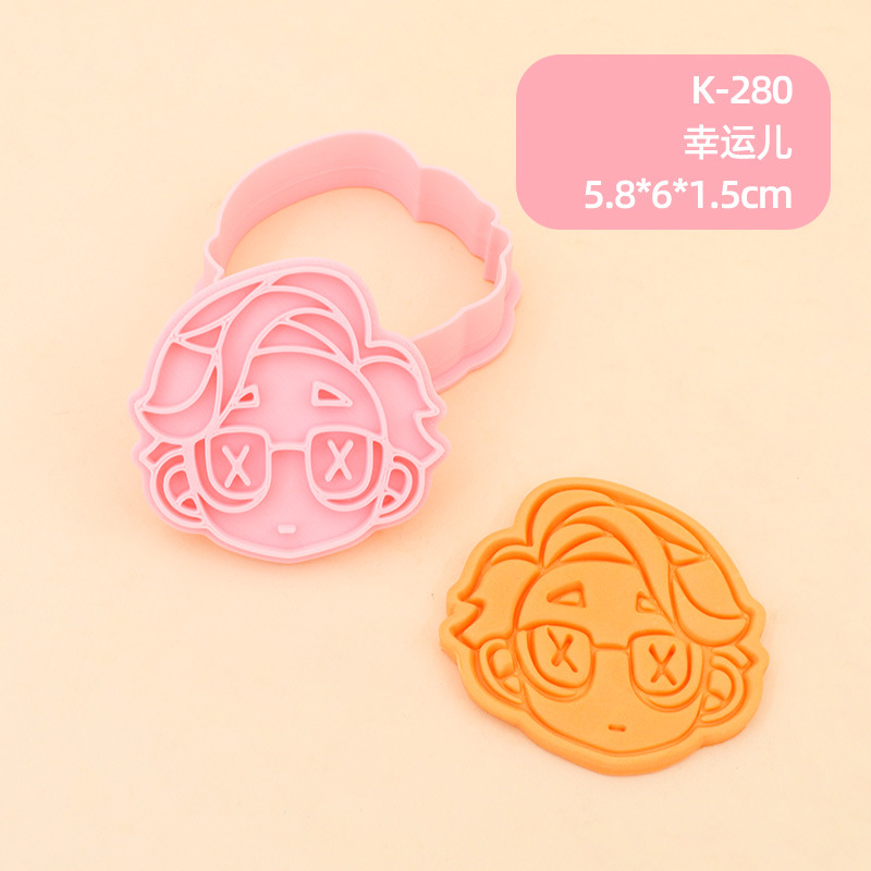 Juego de Moldes para Galletas 3D Personajes de Anime de Plástico para Repostería image 51