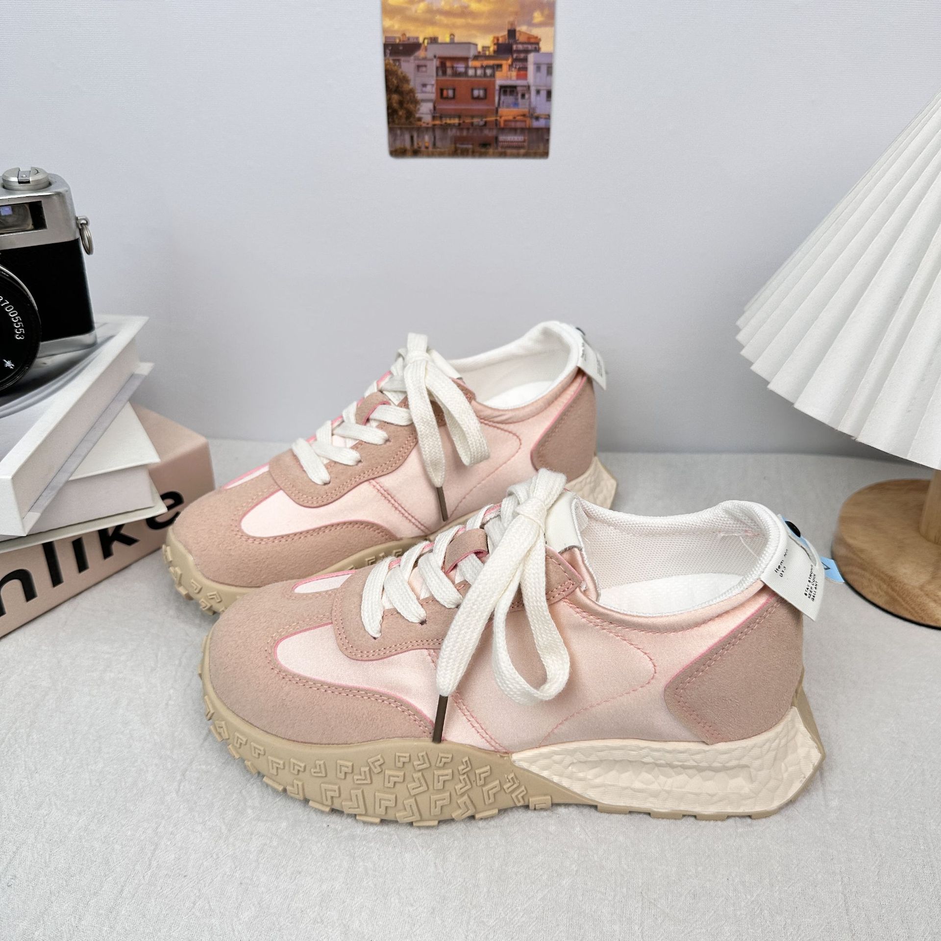 A9913 aumento de suela suave Forrest Gump zapatos de mujer 2025 nuevos zapatos casuales transpirables de suela gruesa de nicho image 4
