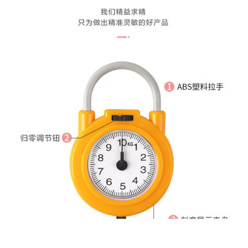 Spring scale mini weighing portable electronic scale portable 10kg high-precision household hook express grocery shopping scale small scale