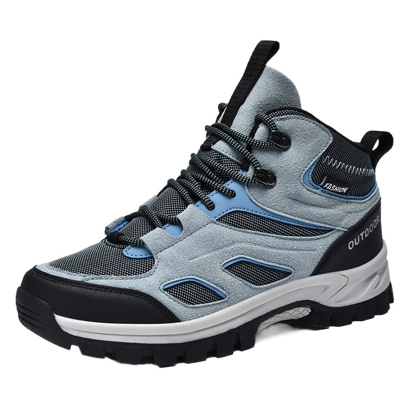Transfronterizo otoño y invierno para hombres al aire libre zapatos de montaña zapatos de trabajo zapatos de protección laboral suela gruesa zapatos de senderismo resistentes al desgaste
