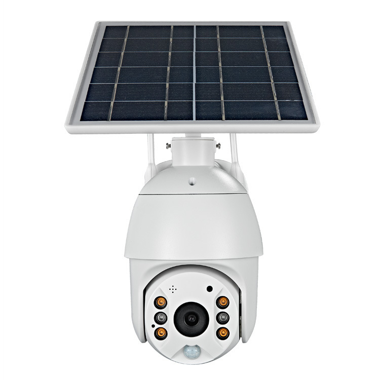 瑞博斯户外太阳能监控摄像头4G无线远程球机批发WIFI高清全彩夜视