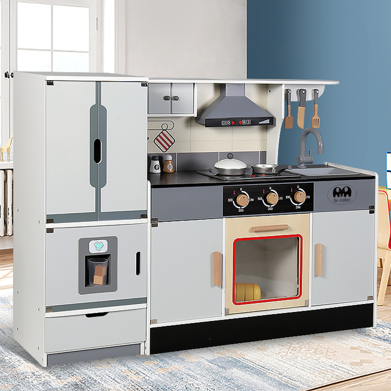 Juguetes de cocina madera traje simulación cocina niños 3 años 6 bebés niñas jugar casa