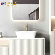 中式简约风预制混凝土台上盆洗手池民宿洗手间奶油风台盆洗面盆