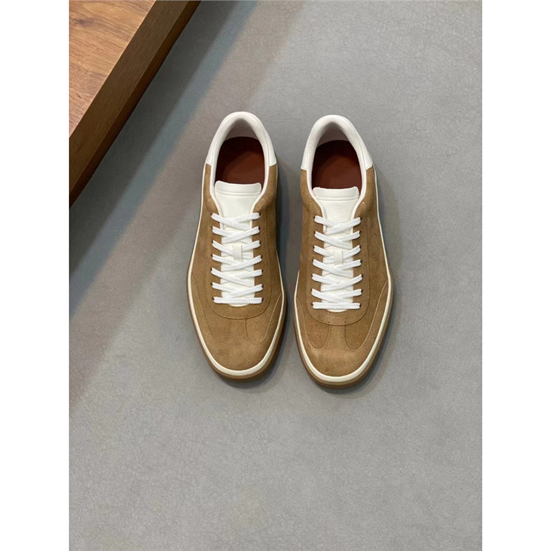 Herren Retro Sneaker Aus Wildleder Schnürschuhe Für Den Alltag_voghion.com