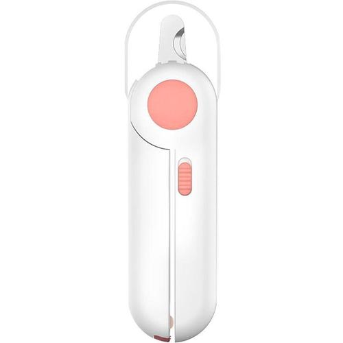 Pet nail clipper round head with nail polisher cat nail clipper dog grooming nail clipper LED light cat nail clipper