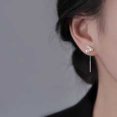 925純銀針さくらんぼピアス2025年新起爆イヤリング高級感軽豪華な女性イヤリング
