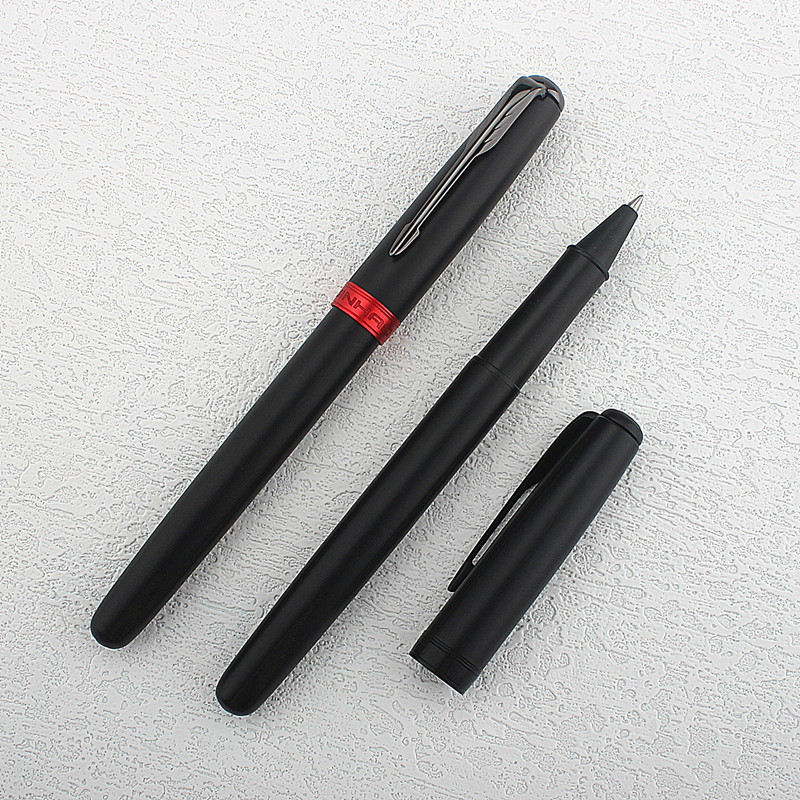 Jin Hao 75 Red Rhyme Black Business Office for Male and Female Students Writing Pen Ball Pen Ball Pen