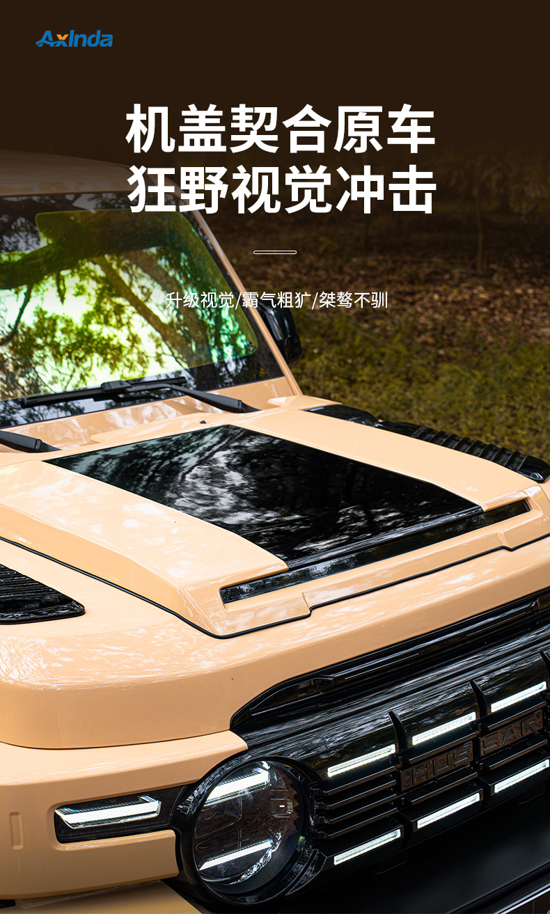 Chery ICAR V23 exterior kit, front and rear bumpers, side skirts, rear spoiler, front grille, light cavalry body kit, custom modification accessories