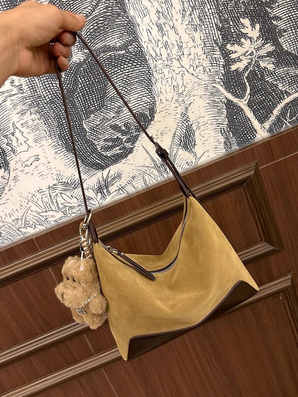 包包女式2025新款韩系慵懒风豹纹托特包高级感小众设计单肩斜挎包|undefined