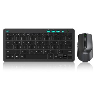 RKM709 ultra-thin wireless keyboard and mouse suit mini fashion mute suit keyboard and mouse
