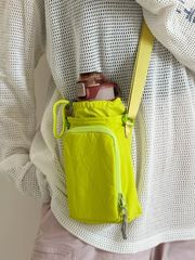 轻便手机包男女学生水壶包雨伞包多层单肩斜挎包外出运动水杯挎包