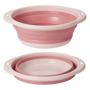 Household Washbasin Plastic Basin Face Washing Laundry Basin Folding Basin Large Thickened Student Dormitory Washing Clothes Foot Washing Basin