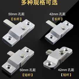 61K3无框阳台窗插销推拉玻璃门弹簧锁扣浴室淋浴房卫生间钛合金移