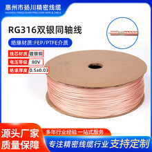 RG316双银同轴线低损耗射频线连接线天线信号线通信线馈线