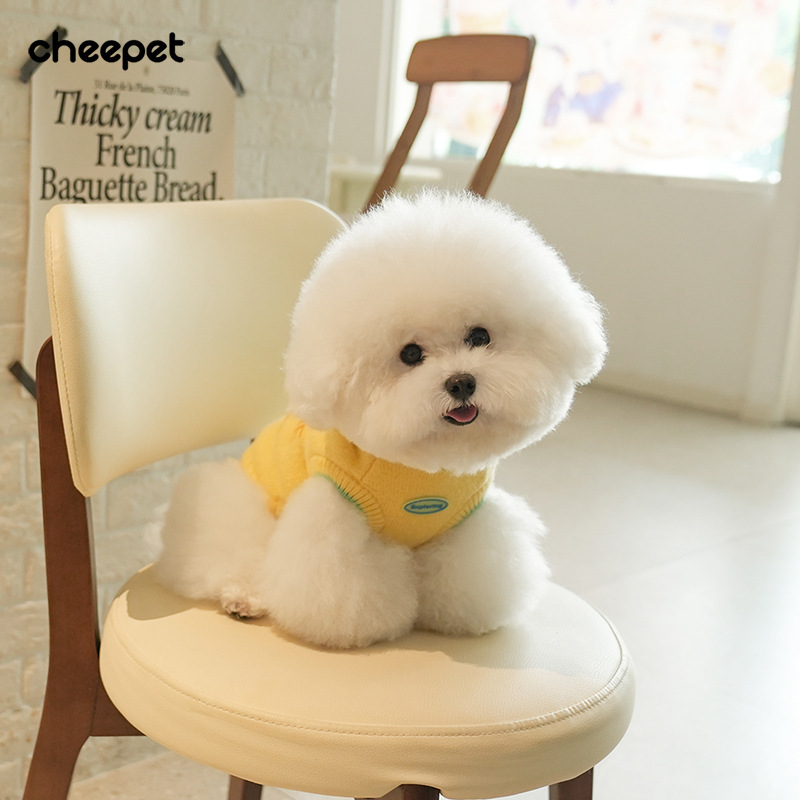 Pull tricoté d'automne-hiver pour chien, chaud et confortable, couche intérieure idéale pour les petits et moyens chiens._voghion.com