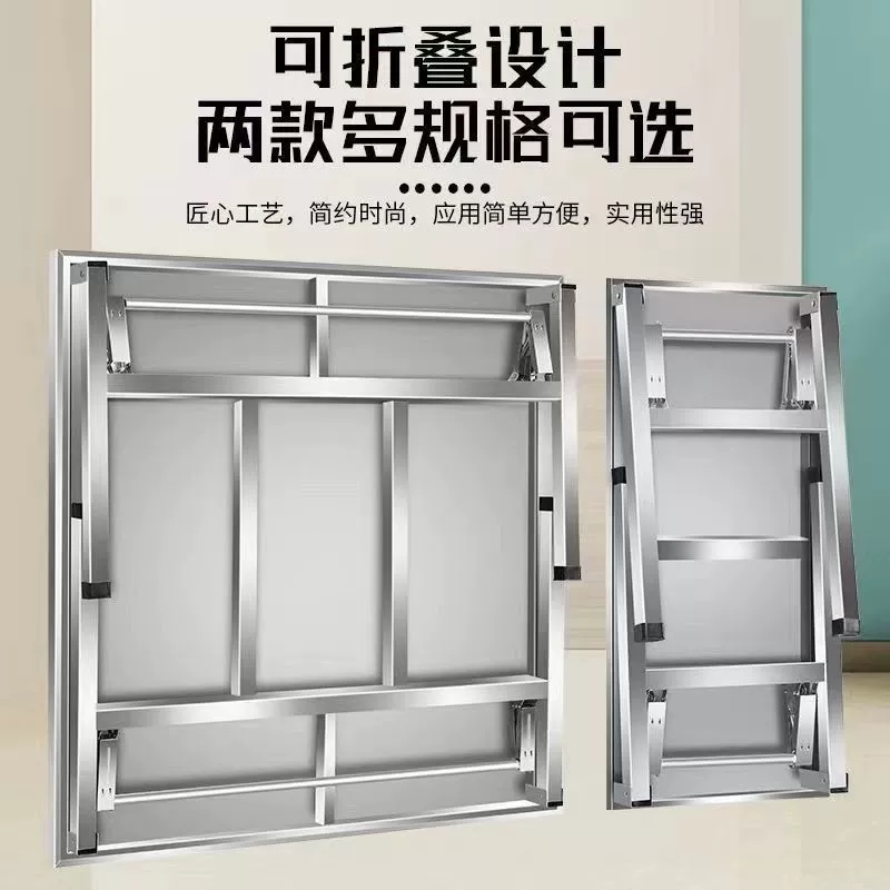 Складной стол из нержавеющей стали для домашнего обеда, аренды ночного рынка, обеденного стола в ресторане, столика для ларьков, барбекю на ночном рынке, стола для барбекю Zibo.