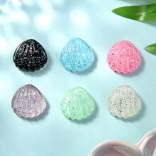 闪粉仿真 贝壳树脂配件海洋系列 diy手机壳配饰儿童头饰饰品配件