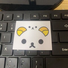 古早轻松熊防水转印贴可爱无痕表情贴纸diy咕盒随意贴博主同款贴