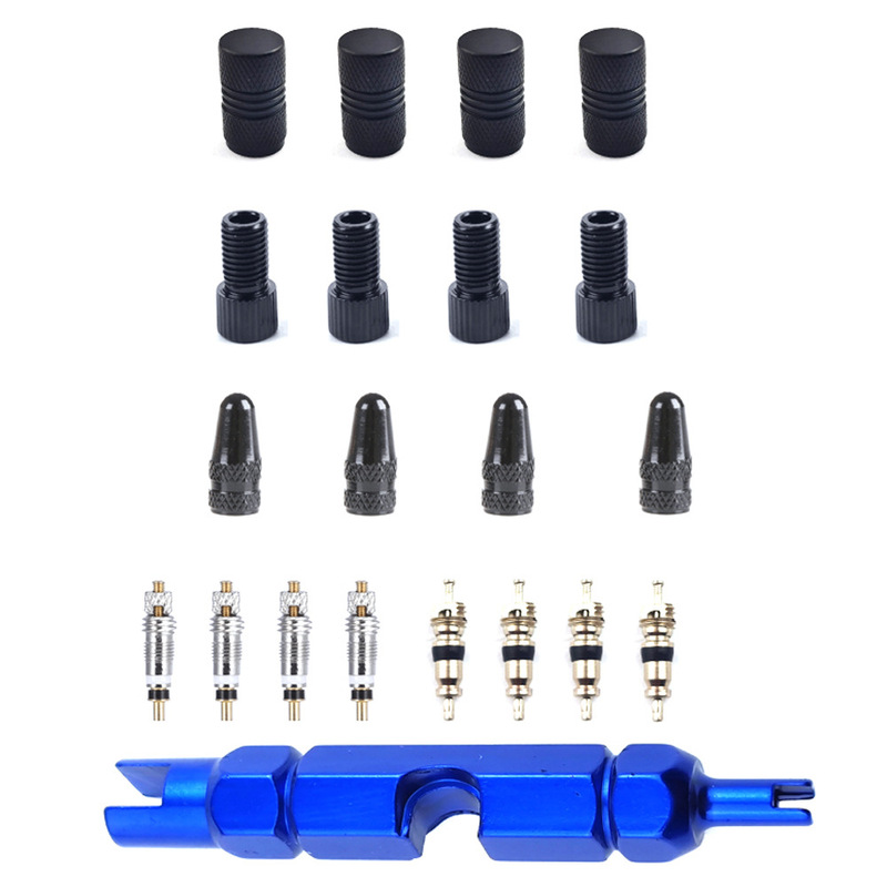 2022 Amazon Cross-Border 21-piece French valve core tool set French valve cap 2022 Amazon Cross-Border 21-piece French valve core tool set French valve cap