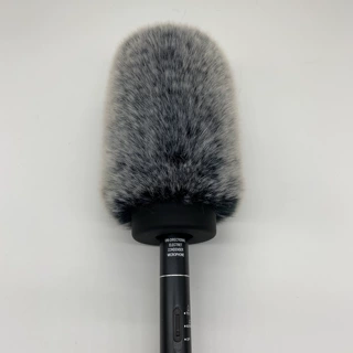 厂家直销适合MKE 600/D3-PRO/M3话筒防风毛衣一体橡胶底防风毛套