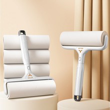 粘毛器滚筒家用撕式衣服清理神器替换卷纸滚刷床上毛筒头发滚轮