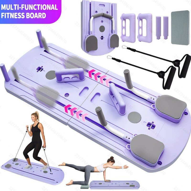 Multifunctional Fitness Board, Abdominal Wheel, Automatic Rebound Abdominal Muscle Slimming Artifact, Home Fitness Equipment