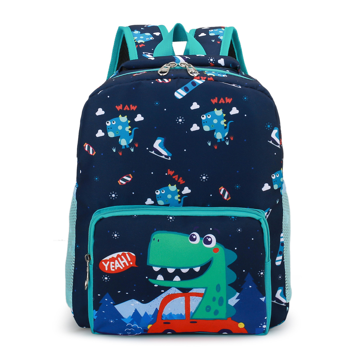 Mochila pequeña dinosaurio comercio exterior dibujos animados lindos mochila para reducir la carga de la primera clase 2 - 6 años mochila jardín de infantes