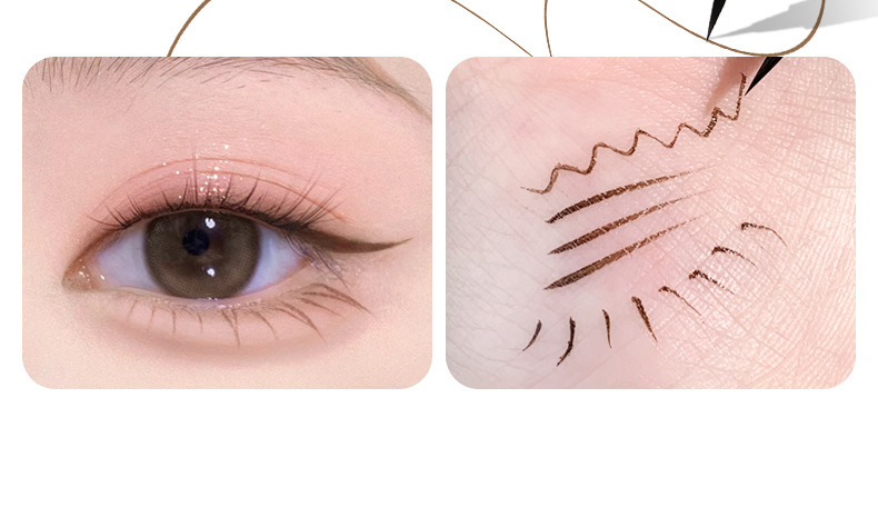 xixi Emerging Quick Eyeliner Pen is waterproof, sweat-proof, and does not smudge the lower eyelashes. It is a liquid eyeliner pen specifically designed for makeup artists undefined