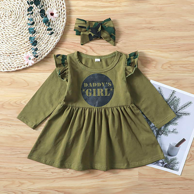 Baby Green Long Sleeve Dress display picture 3