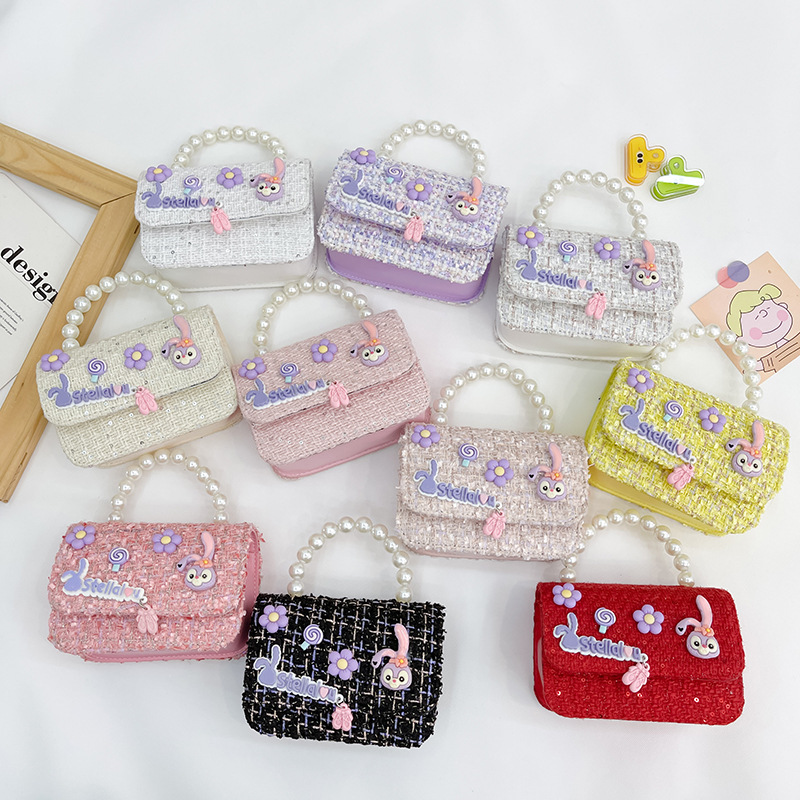 Bolsa de mensajero para niños hombro moda occidental princesa estilo coreano niña linda bebé 2022 nuevo bolso monedero