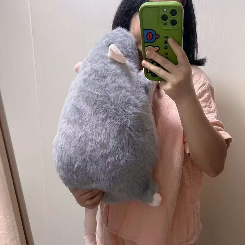 小紅書と同じスタイルの花の枝ネズミぬいぐるみ人形ネズミ人形かわいい高価値ギフト女性用|undefined