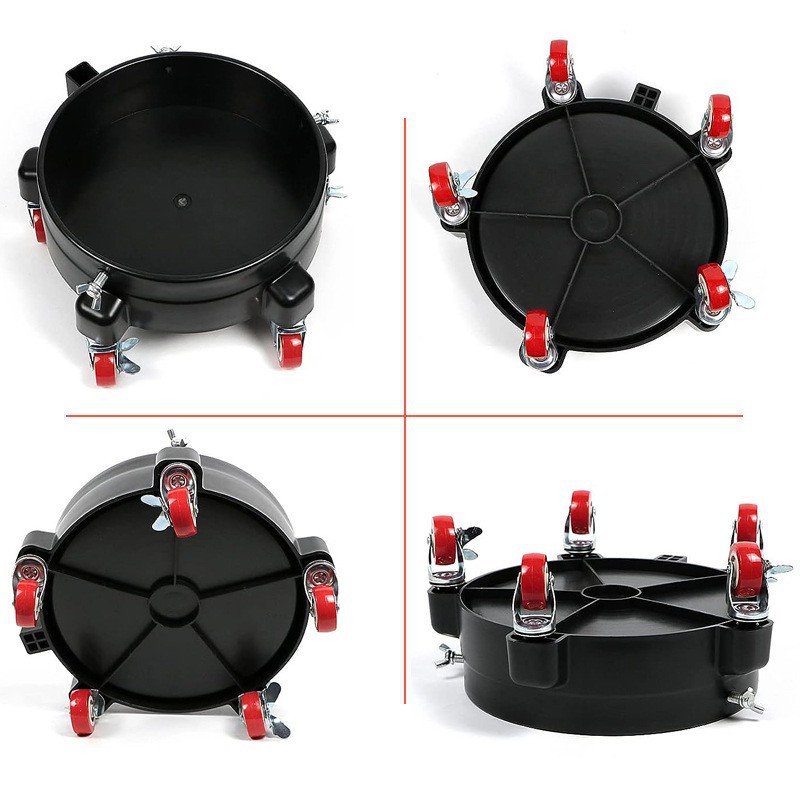 New Cross-Border Car Wash Bucket Universal Pulley Base Bracket Car Car Supplies Cleaning Tools Manufacturer Wholesale
