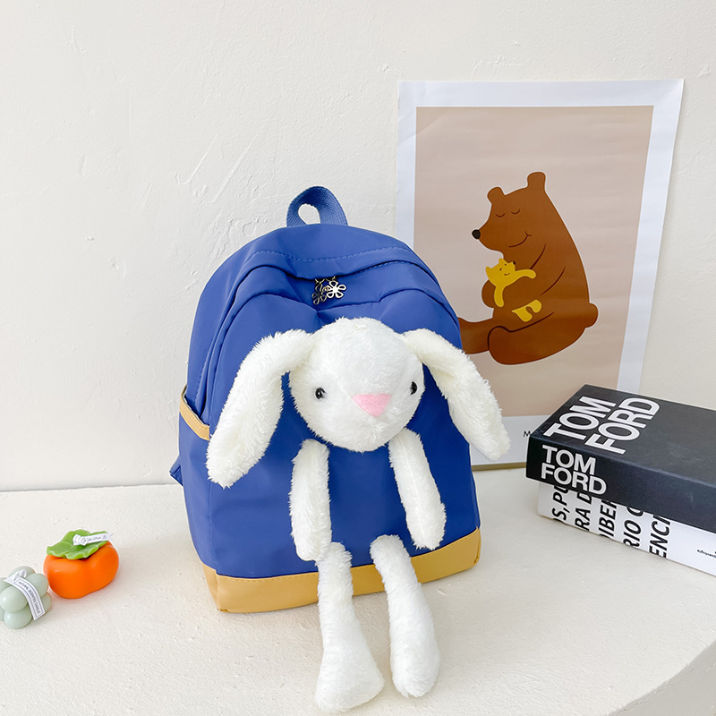 Bolso DE LOS NIÑOS 2022 primavera y verano nuevo conejo de dibujos animados muñeca mochila estudiante de la escuela primaria mochila niños y niñas lindo mochila