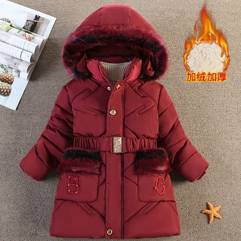 Large Fur Collar Cotton-padded Clothes Women's Bread Clothes Mid-length Winter Thick Cotton-padded Coat Loose Cotton Jacket main image 0