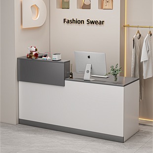 Reception Desk Bar Table Supermarket Front Desk Table Restaurant Cashier Shop Small Shop Clothing Store Simple and Modern