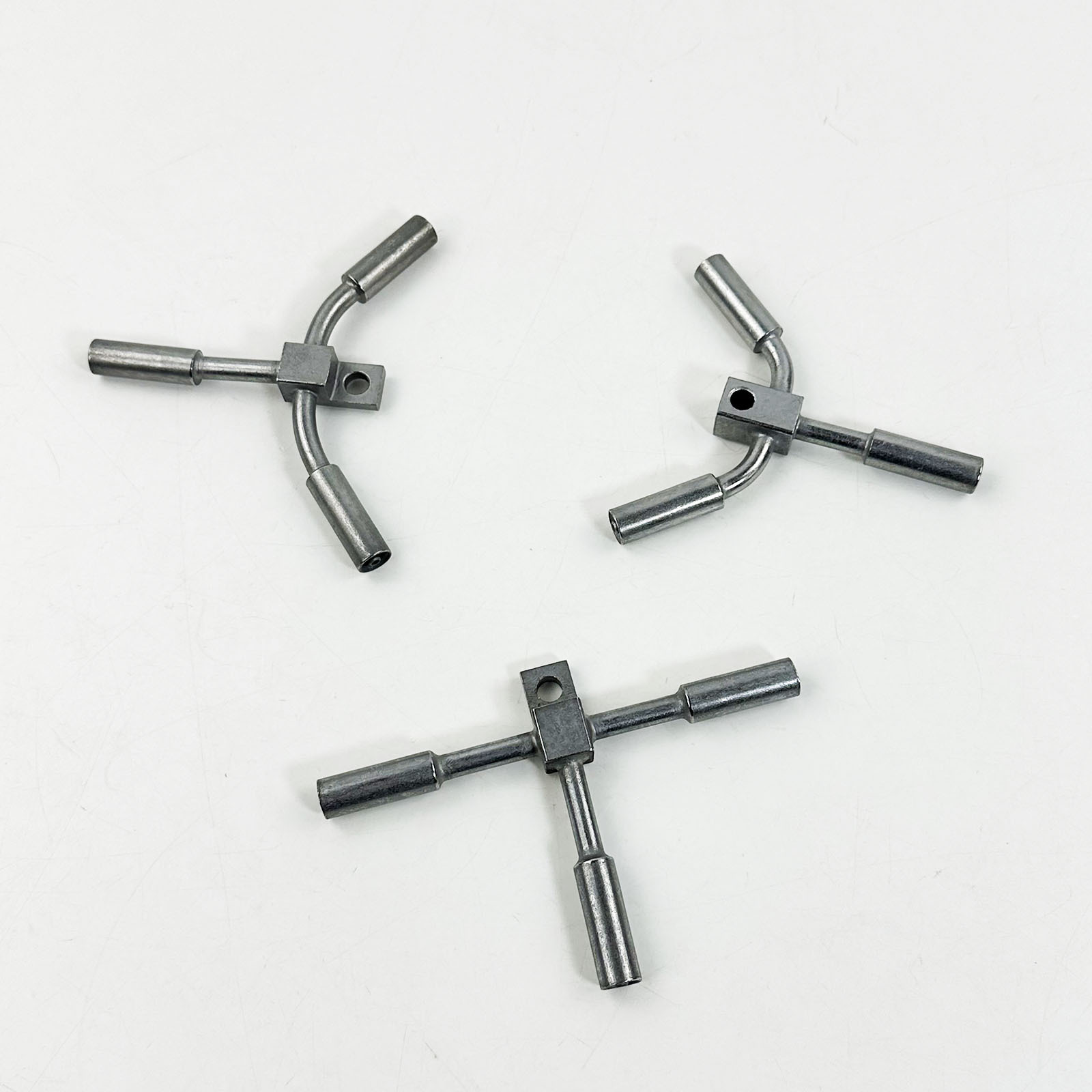 T-Type/Y-Type Three-Way Galvanized Brake Oil Pipe Connector Motorcycle Brake Hose Connector Accessories Disc Brake