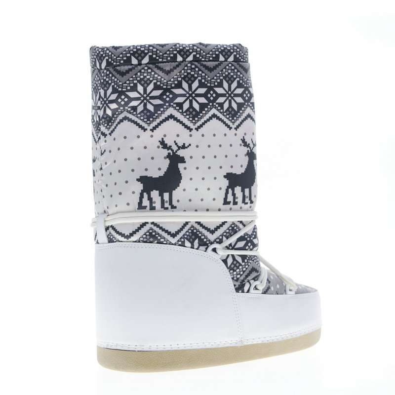 Botas espaciales de invierno transfronterizas de Amazonas, botas lunares, botas de nieve de alto cilindro, zapatas de nieve personalizadas antideslizantes