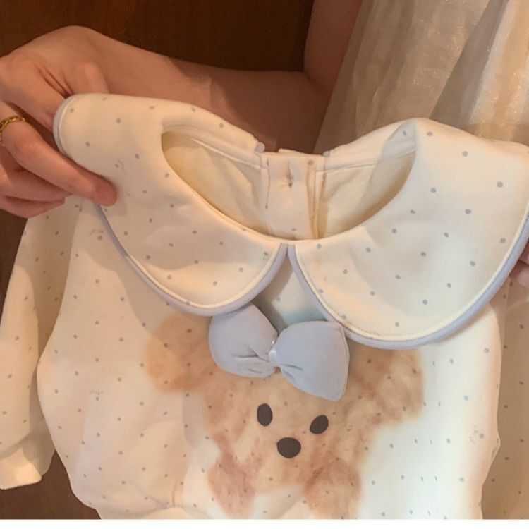 女童卫衣套装洋气秋装2025新款小童女宝宝洋气卡通长袖上衣两件套|undefined