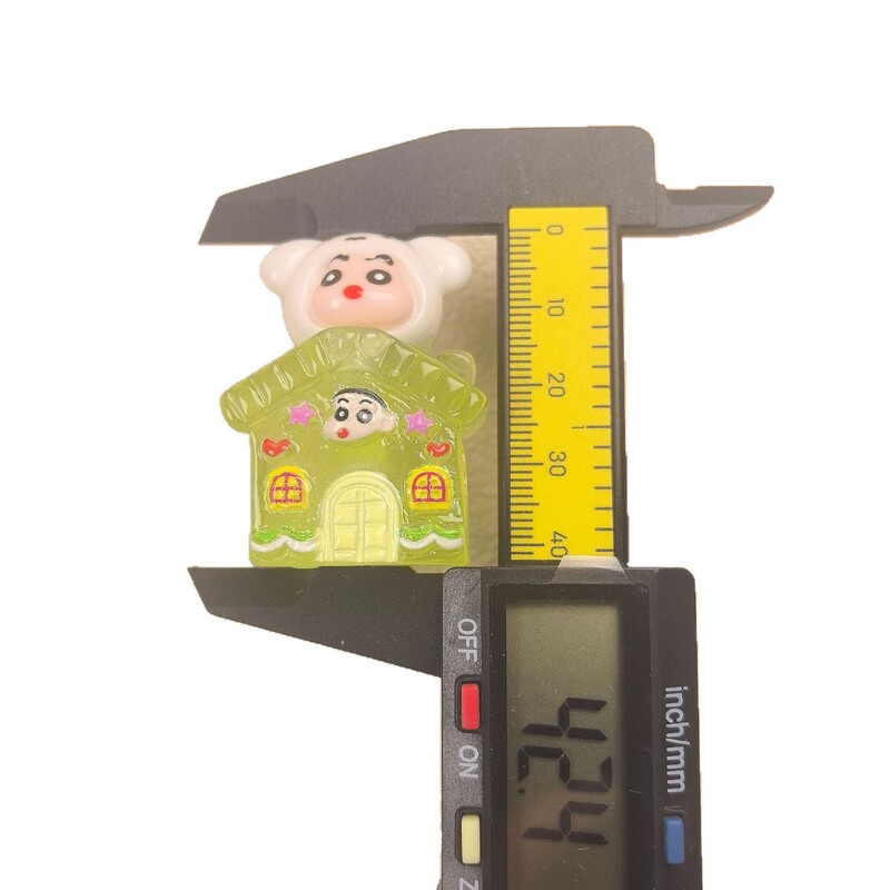 夜光小新房子 diy饰品树脂配件车摆件玩桌钥扣潮批发创意萌粒卡通|undefined