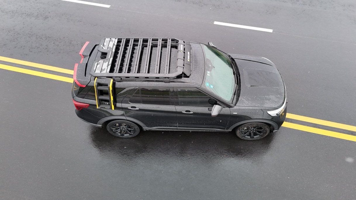 Explorer Roof Rack Ladder Side Account Off-road Refit Roof Expansion Platform Outdoor Storage Rack Travel Rack