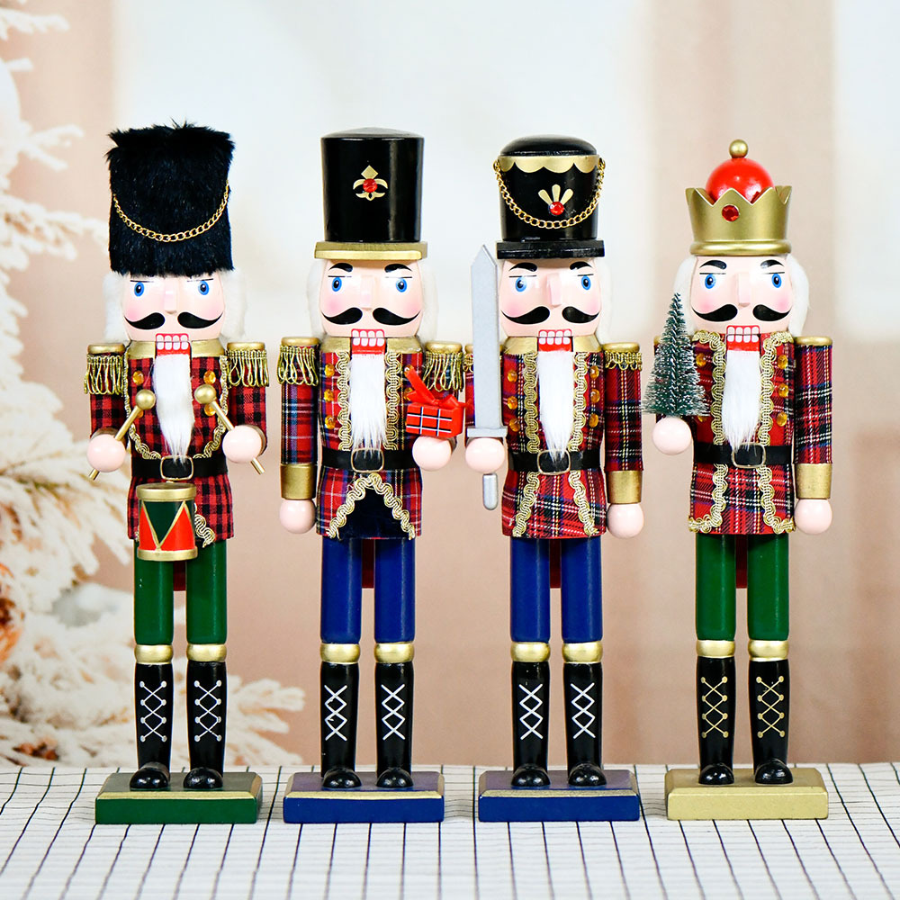 Christmas puppet from natural wood