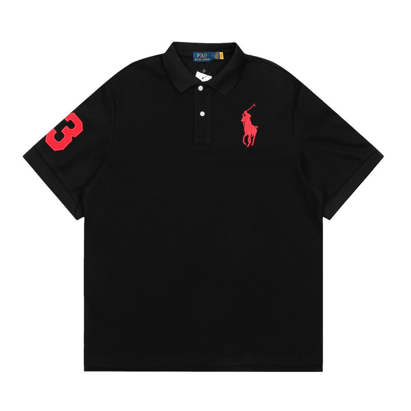 High-quality Paul Polo short-sleeve pure cotton polo shirt with collar, loose fit, embroidered lapel, unisex half-sleeve High-quality Paul Polo short-sleeve pure cotton polo shirt with collar, loose fit, embroidered lapel, unisex half-sleeve