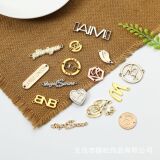 Аксессуар для волос, нижнее белье с буквами, металлический износостойкий костюм, зеркальный эффект, с печатью вашего логотипа