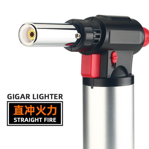 HL8002 high fire power direct blue flame flame gun metal welding gun lighter outdoor barbecue high temperature igniter