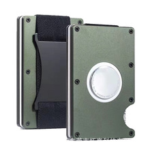 厂家批发跨境新款铝合金追踪器钱夹银行卡包盒多功能信用卡盒