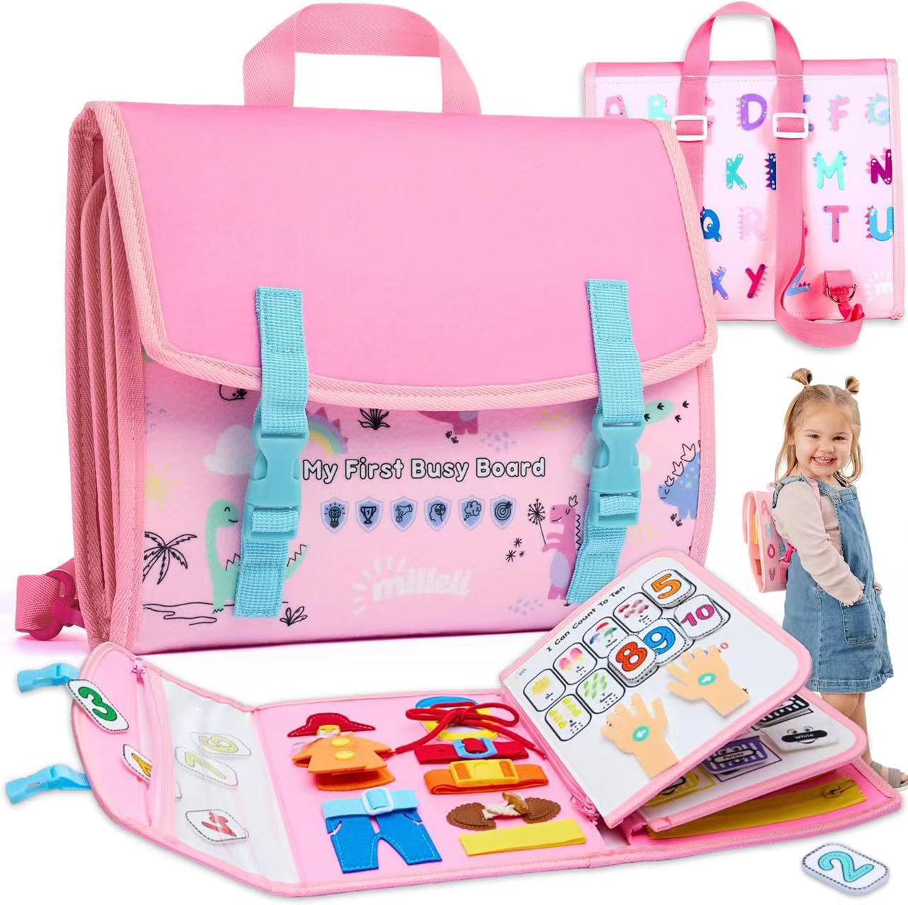 CE CPC認証フェルト学習板子供忙しい服板幼児DIY早教玩具フェルト忙しい板