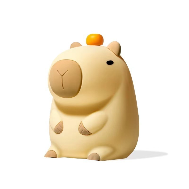 クロスボーダーカピバラナイトライト USB 充電式ライトパットライト子供の睡眠ベッドサイドランプシリコンライト|undefined