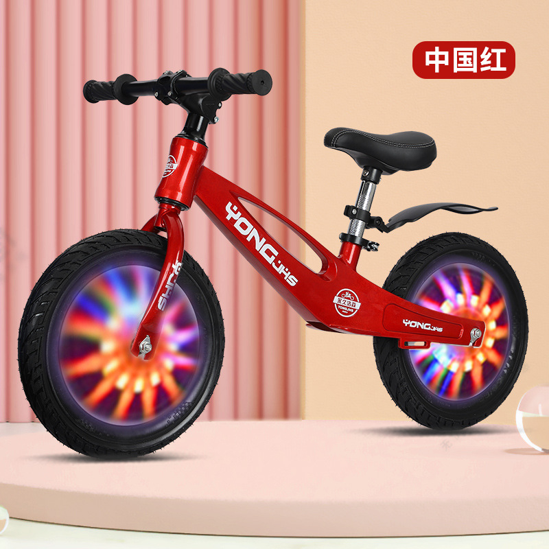 Bicicleta de equilibrio para niños de aleación de magnesio, bicicleta de equilibrio de 12 pulgadas, bicicleta de equilibrio de 14 pulgadas sin pedales, bicicleta de juguete, bicicleta de equilibrio para bebés