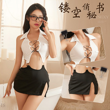 眉奈儿情趣内衣性感秘书包臀裙角色扮演夜店大码免脱制服诱惑套装